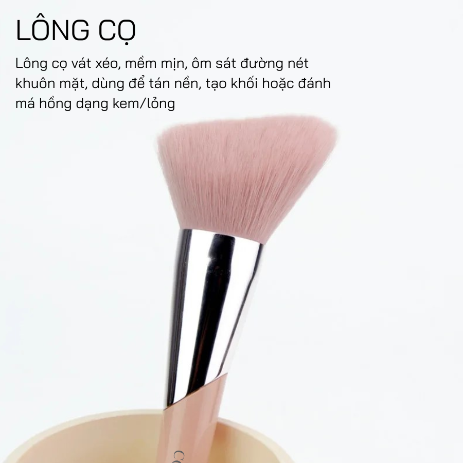 Cọ Tạo Khối Và Má Kem Đầu Xéo Lõm COLOURPOP Multi-purpose Brush C190